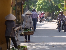 Street traders in Phnom Penh