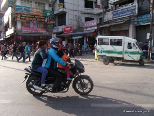 traffic in Kathmandu