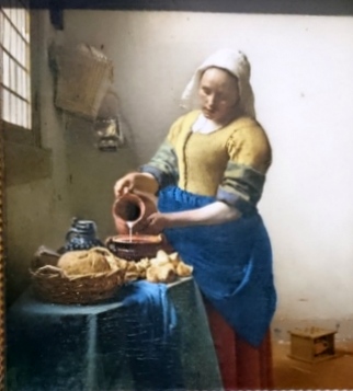 The Kitchen Maid, Vermeer 1658