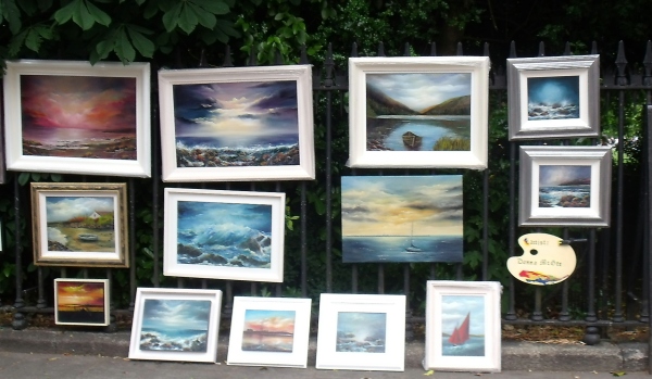 People's Art June 2015 Seascapes Donna McGee